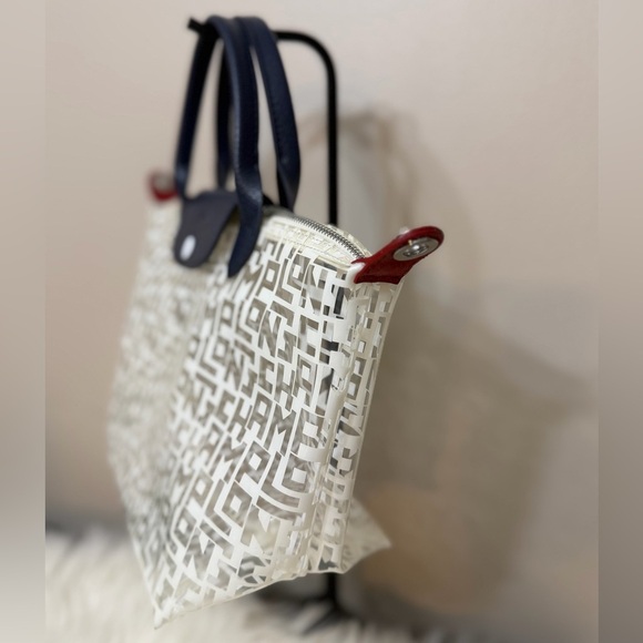 LONGCHAMP LE PLIAGE COLLECTION PVC/LEATHER HAND/SHOULDER - Picture 11 of 13